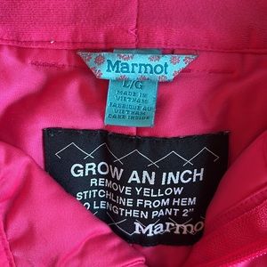 Marmot‎ Youth Ski Snow Pants Size L Color Pink